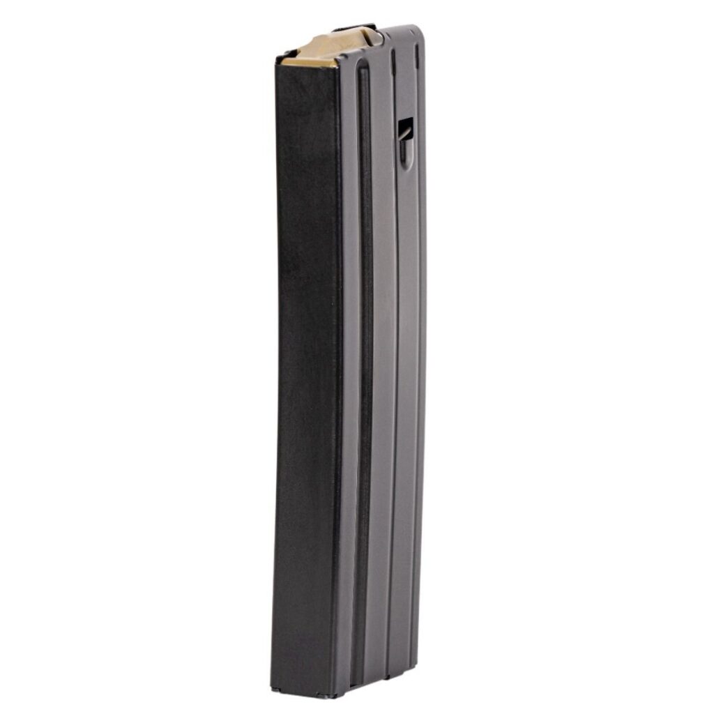 Geissele Automatics Magazine, 30 round, ICM (Intermediate Cartridge Magazine), Stainless Steel, Black