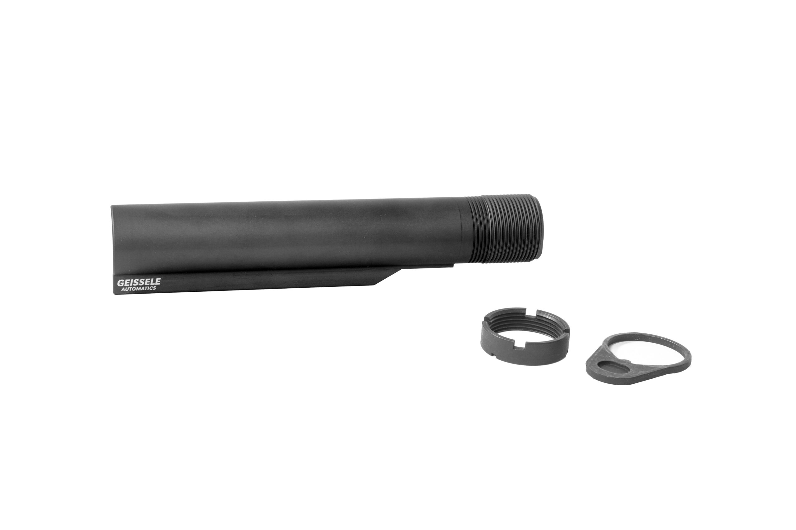 Geissele Automatics Premium Mil-spec Buffer Tube, 7075-T6, AR-15/M4, Black