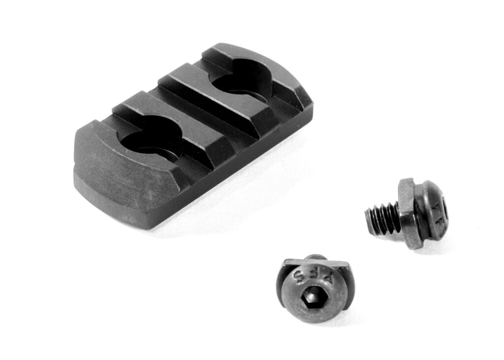 Geissele Automatics Picatinny Rail for M-LOK, 3 Slots, Black