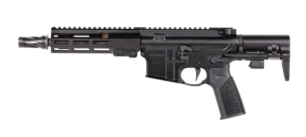 Geissele Automatics Freedom Weapon (GFW) SBR, 8", 5.56 - Black