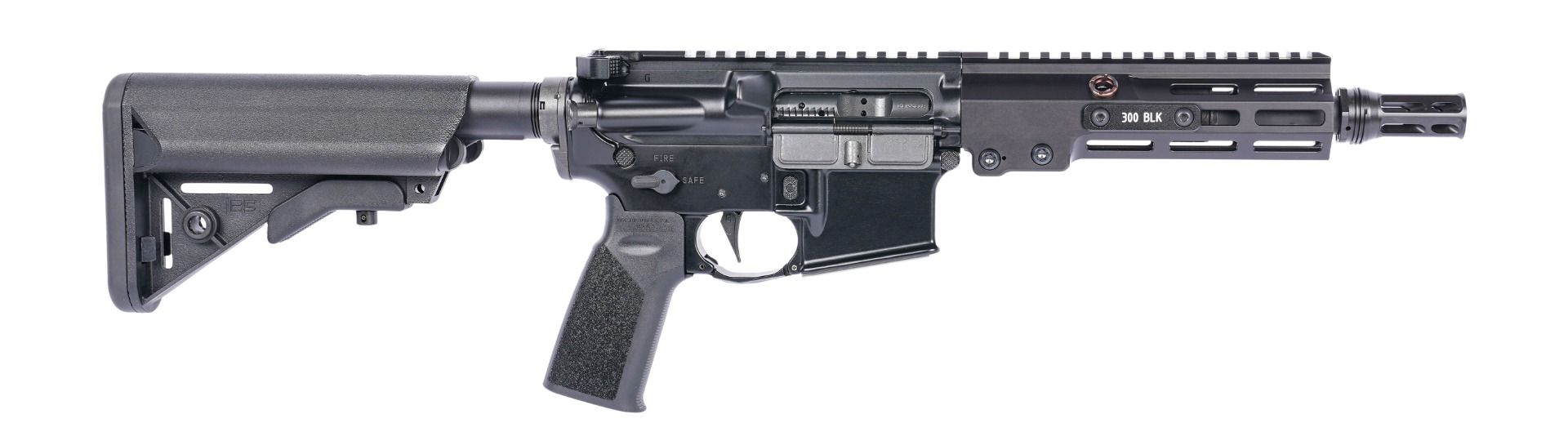Geissele Automatics Super Duty MOD1 SBR, 8", 300 Blackout - Black