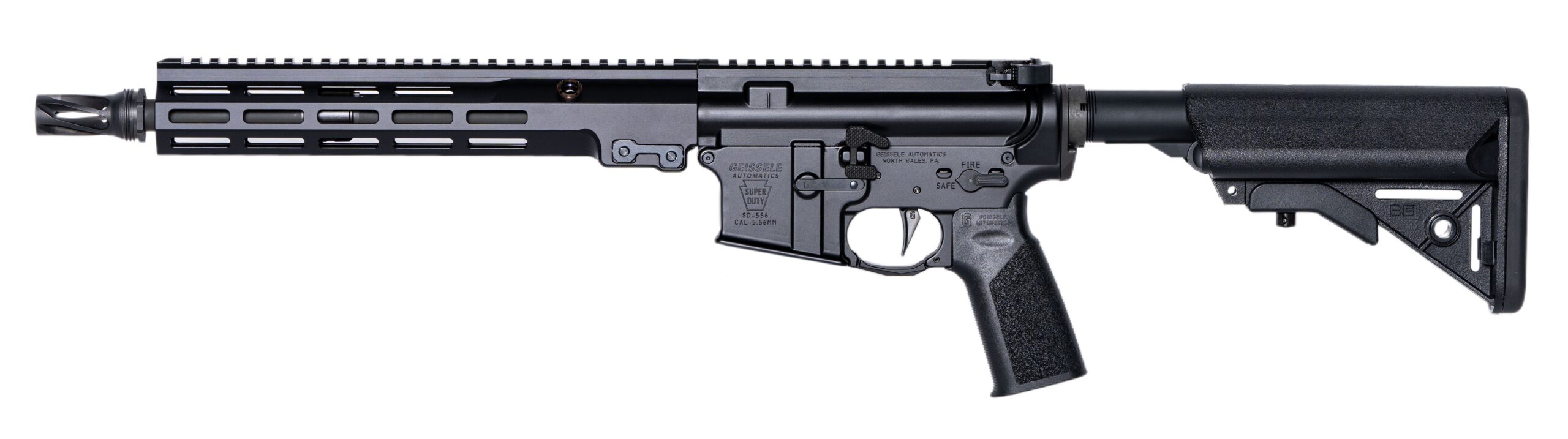Geissele Automatics Super Duty MOD1 SBR, 12.5", 5.56 - Black