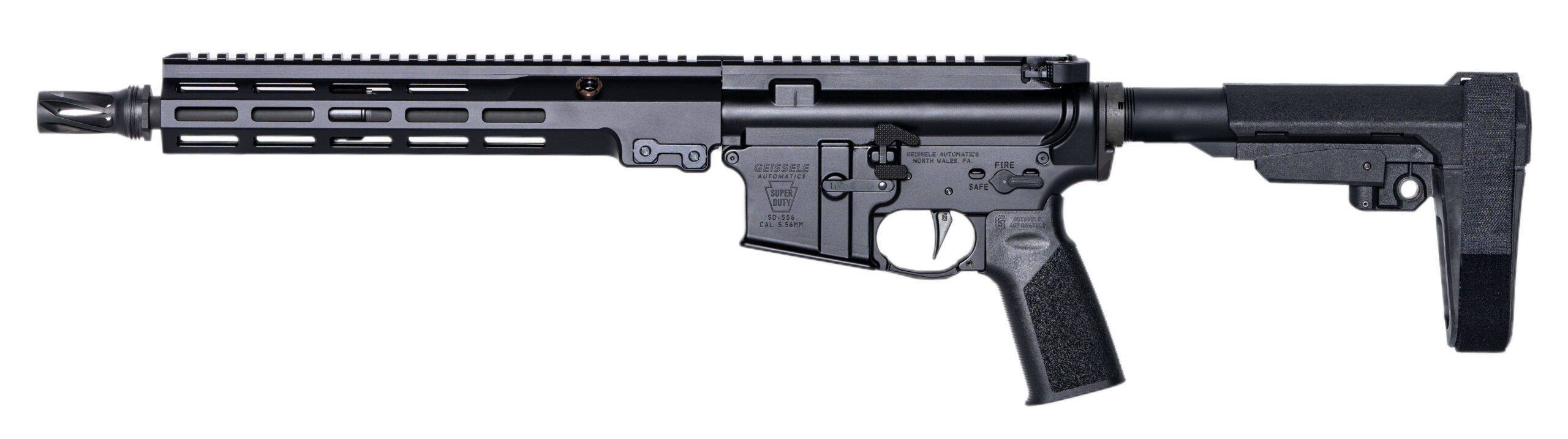 Geissele Automatics Super Duty MOD1 Pistol, 12.5", 5.56 - Black