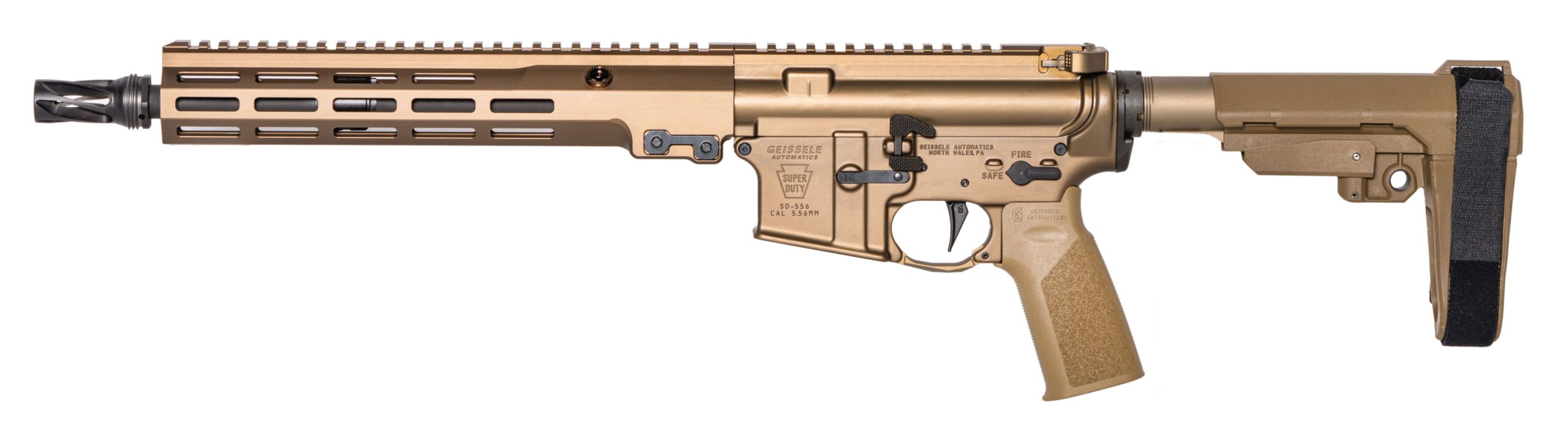 Geissele Automatics Super Duty MOD1 Pistol, 12.5", 5.56 - DDC