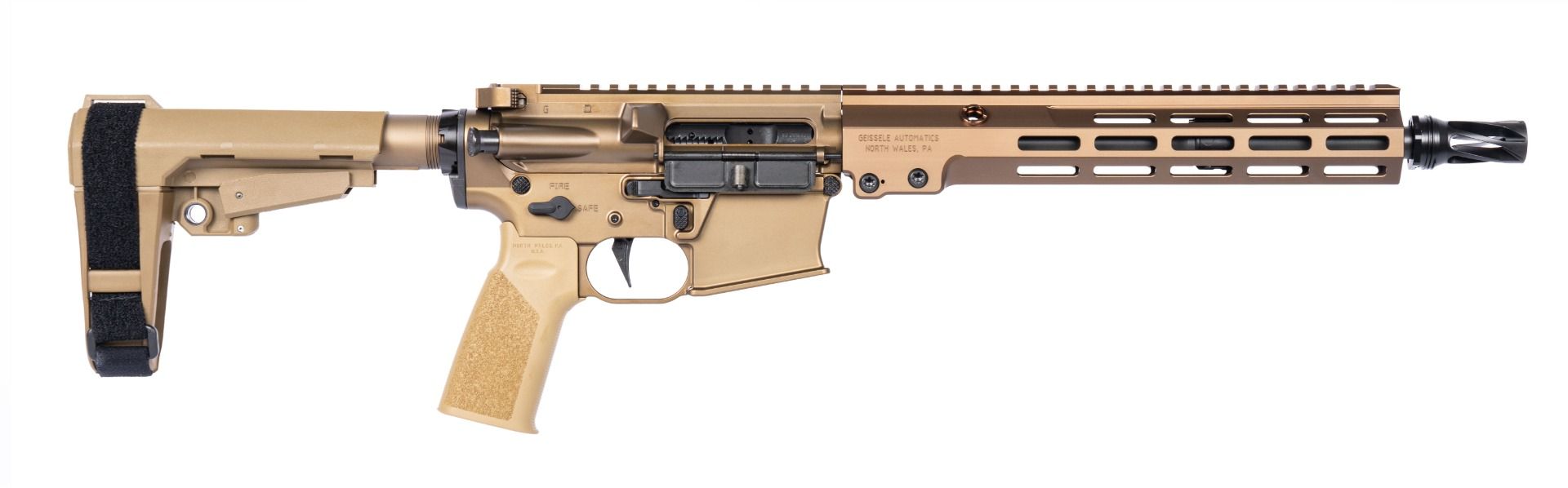 Geissele Automatics Super Duty MOD1-A Pistol, Ambidextrous 12.5", 5.56 - DDC