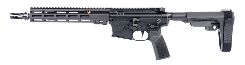 Geissele Automatics Super Duty MOD1-A Pistol, Ambidextrous 11.5", 5.56 - Black