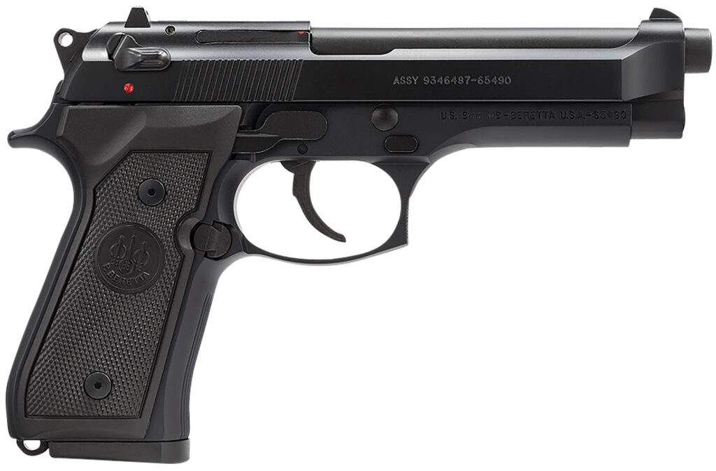 BERETTA 92 M-9 9MM BL/SY 4.9" 10+1 FS