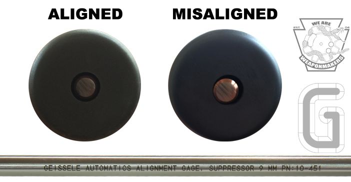 Geissele Automatics 9mm Suppressor Alignment Gage (SAG)