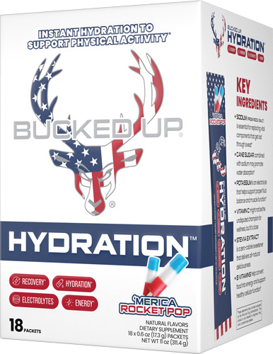 BUCKED UP HYDRATION 2.0 - ROCKET POP 18 COUNT