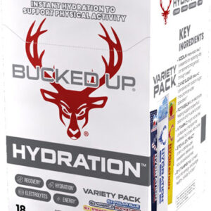 BUCKED UP HYDRATION 2.0 - VARIETY PACK 18 COUNT 3 FLAVOR