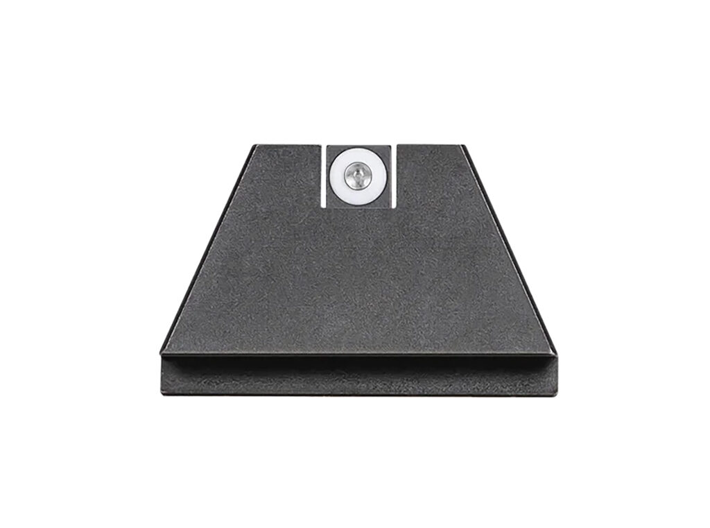 Night Fision GLK004013WGZ Suppressor Height Sights For Glock  Green Tritium White Outline Front Sight-Black/Blank Rear Sight Glock 17/17L/19