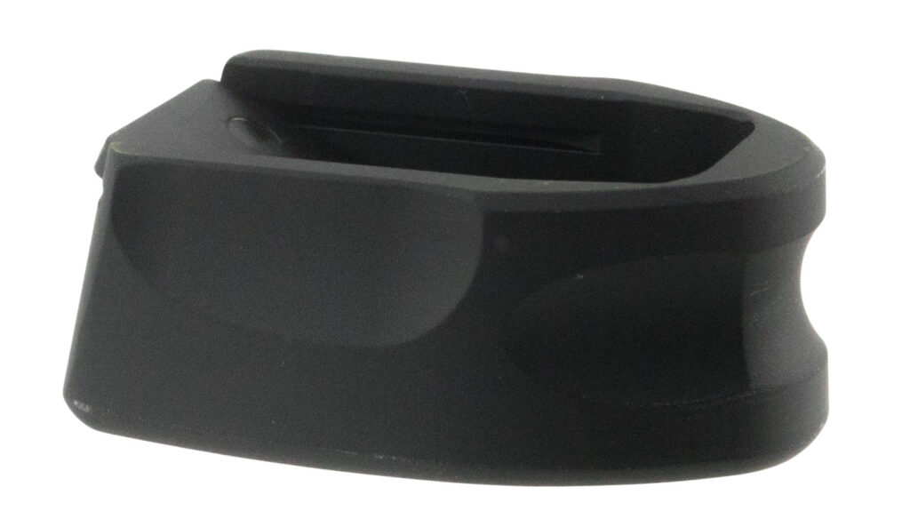 Samson 040603201 Magazine Extension made of 6061-T6 Aluminum with Hardcoat Anodized Black Finish for 9mm Luger S&W M&P Shield, M&P Shield M2.0 7 & 8 Round Mags (Adds 1rd)