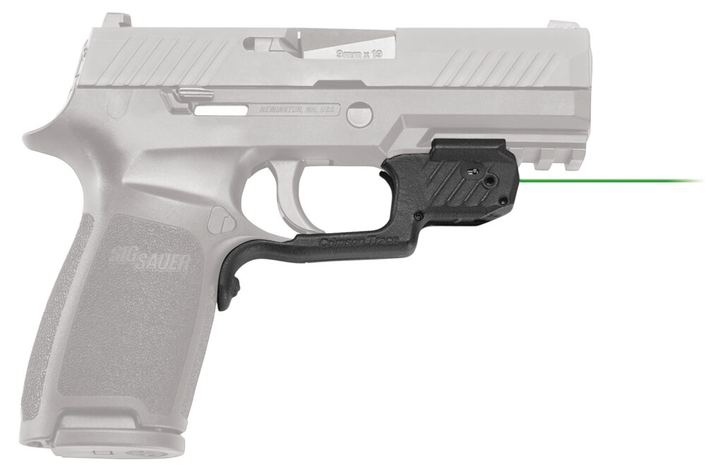 Crimson Trace 0177801 Laserguard Fits Sig P320 (Except Subcompact)/M17/M18, Green Laser Black Polymer