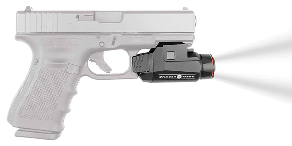 Crimson Trace 0182401 Rail Master  110/420 Lumens, White CREE XPL LED Bulb, Picatinny Rail Mount
