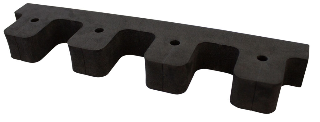SME SMEMGR Magnet Gun Rest Black High Density Foam, Holds Guns Or Fishing Poles