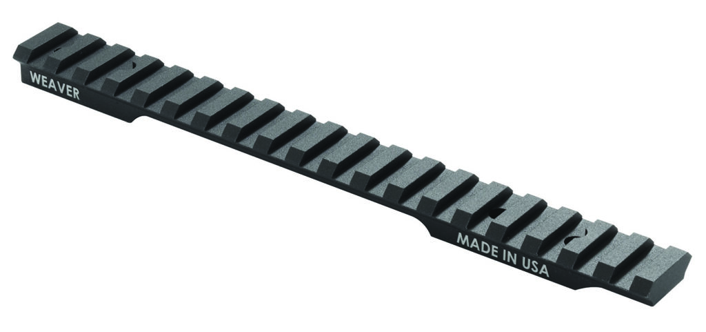 Weaver Mounts 99469 Multi-Slot Base Extended Black Anodized Aluminum Fits Ruger American Short Action