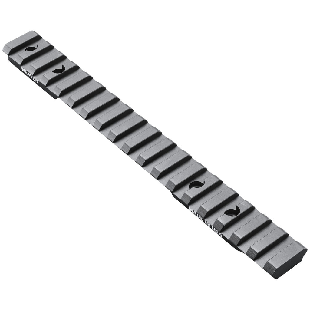 Weaver Mounts 99476 Multi-Slot Base Extended Black Anodized Aluminum Fits Winchester XPR Long Action