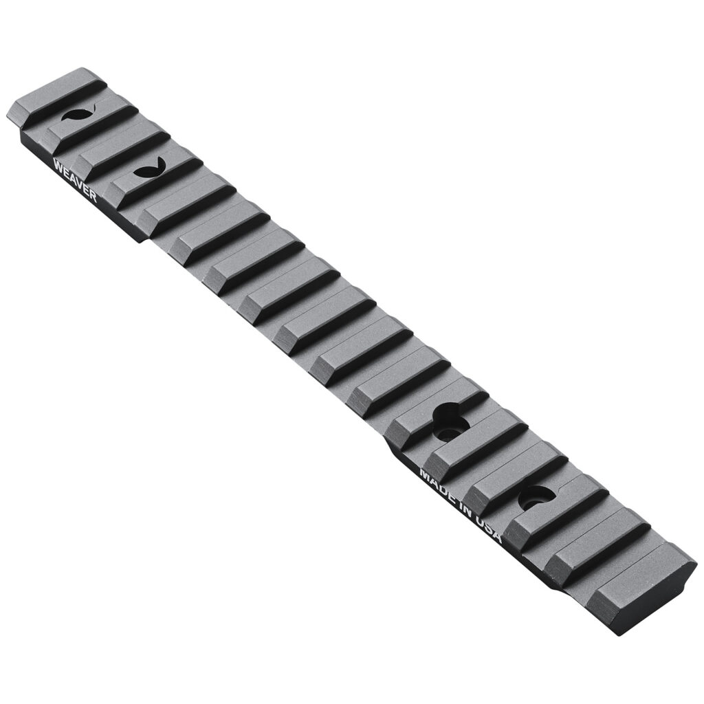 Weaver Mounts 99477 Multi-Slot Base Extended Black Anodized Aluminum Fits Winchester XPR Short Action