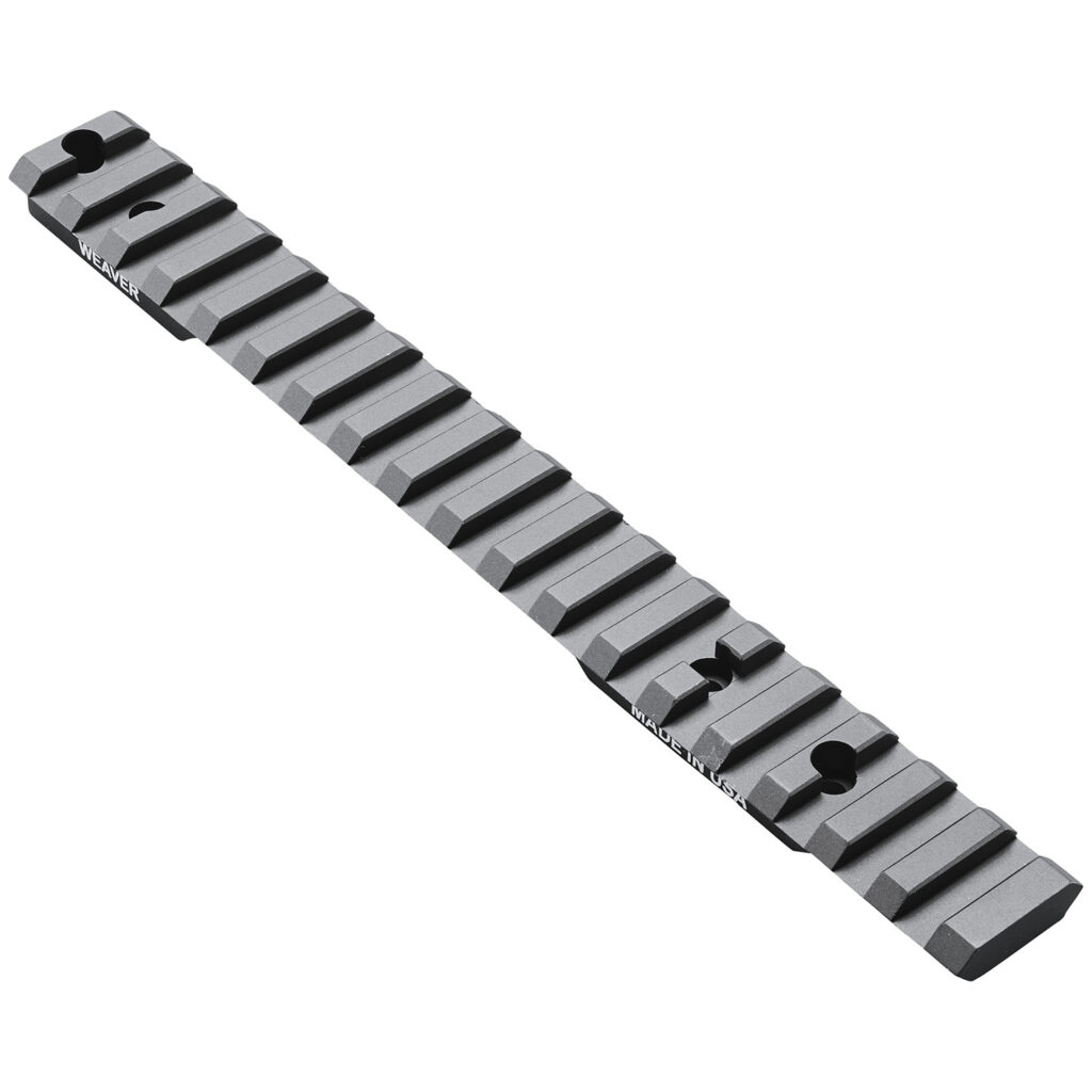 Weaver Mounts 99501 Multi-Slot Base  Black Anodized Aluminum Remington 700/Howa 1500 Rifle Long Action