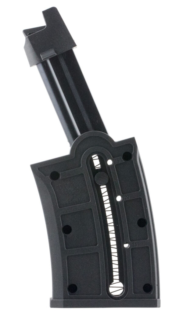 ProMag MOSA1 Standard 25rd 22 LR Fits Mossberg 715T Blued Steel w/Polymer Body Extension