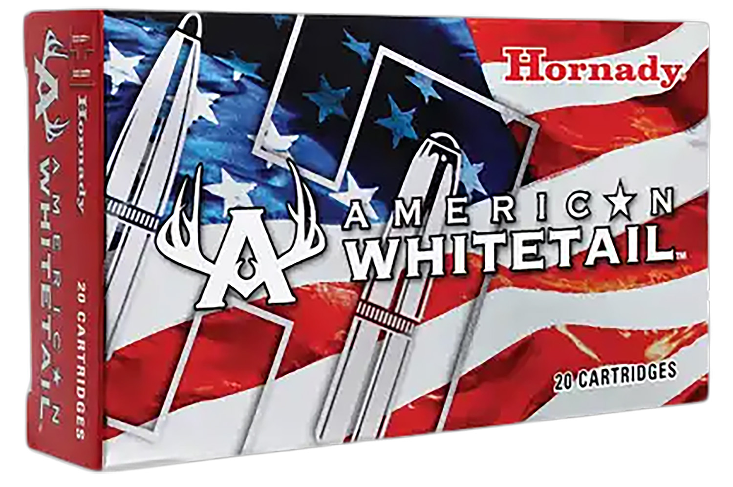 Hornady 82044 American Whitetail 300WinMag 180gr InterLock Spire Point 20 Per Box/10 Case
