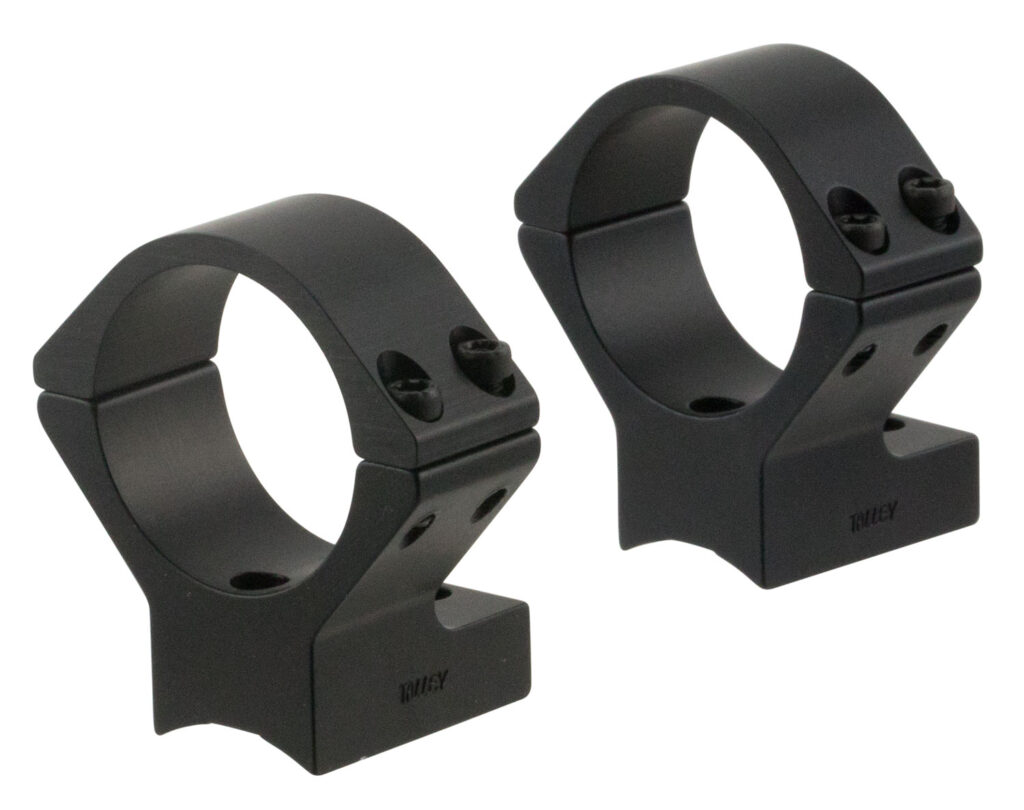Talley 930336 Scope Mount/Ring Combo  Black Anodized 1" Tube Marlin Lever Action 1895/336/1894 Low Rings