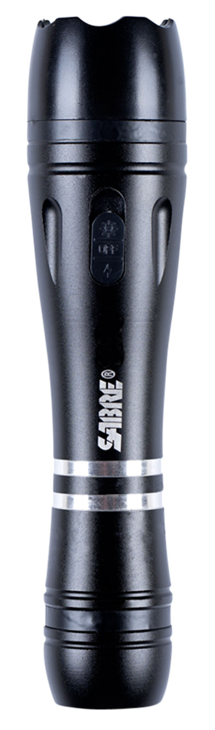 Sabre S3000SF Tactical Stun Gun w/Flashlight Black 2.51 uC Pain Rating