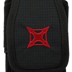 Vertx VTX5140BK Phone/Multi-Tool Pouch VTX 7" H x 4" W x 2" D Black Cordura w/Velcro Closing