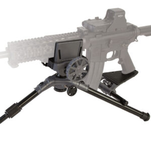 Caldwell 821400 Precision Turret Shooting Rest Black Aluminum 22.40" L x 5.50" W