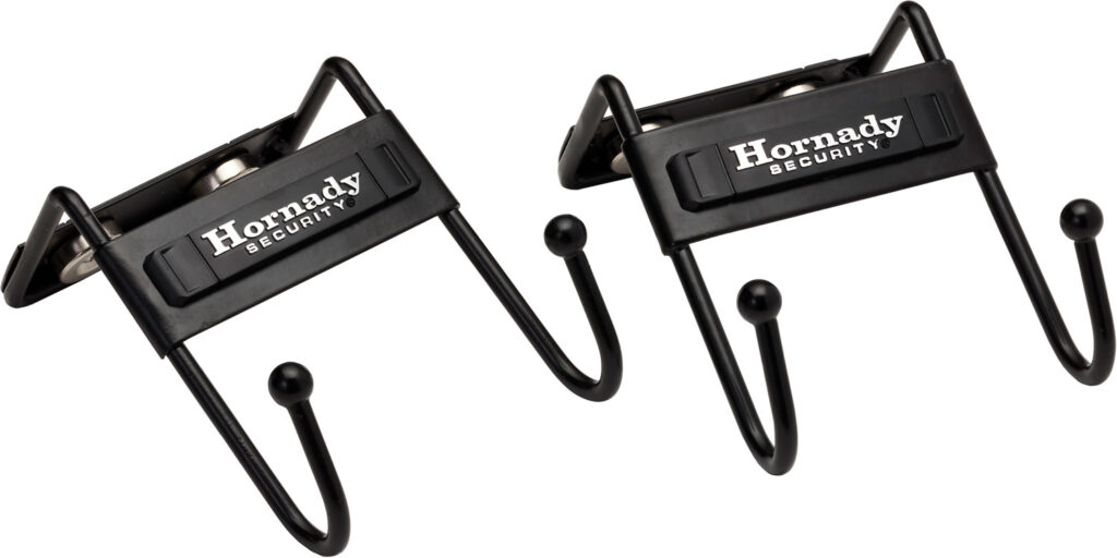 Hornady 95911 Magnetic Safe Hook Metal Black 2 Pack
