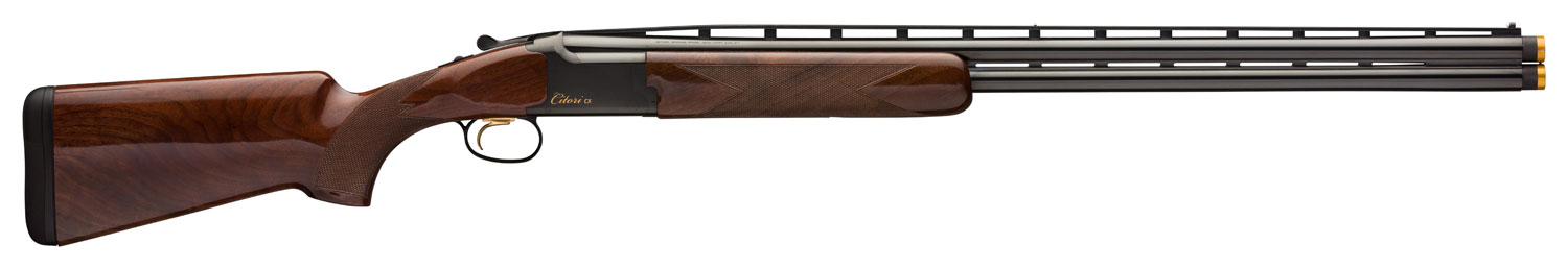 Browning 018115303 Citori CX 12 Gauge 3" 2rd 30" Lightweight Blued Barrels, Gold Accented Receiver, American Black Walnut Stock, Crossover Design For Hunting/Sporting Clay/Skeet/Trap