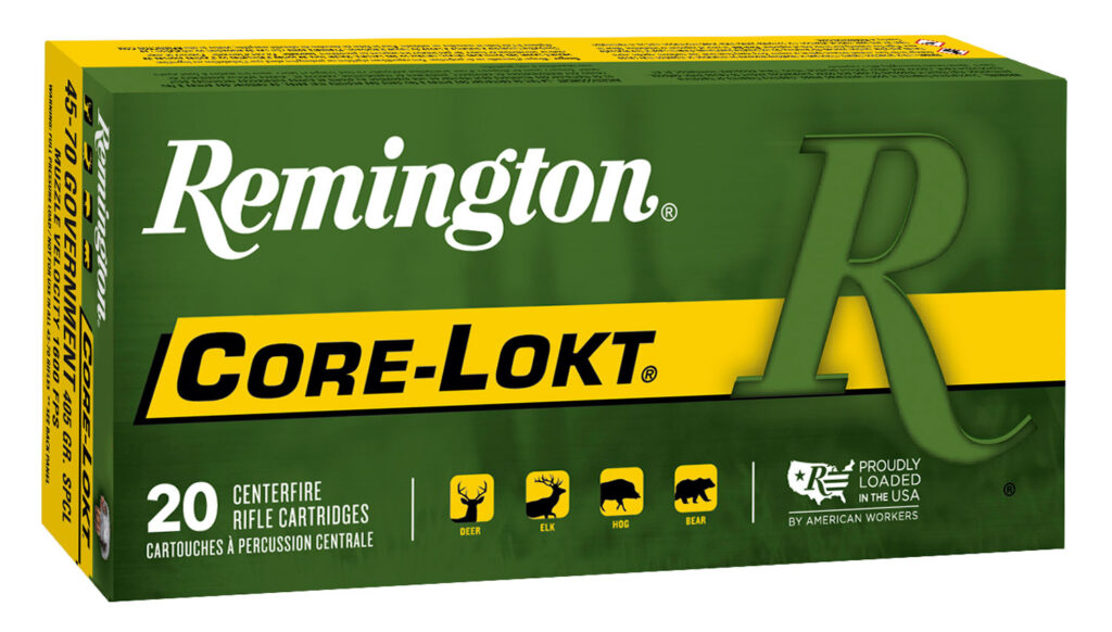 Remington Ammunition 21459 Core-Lokt  45-70Gov 405gr Soft Point Core-Lokt 20 Per Box/10 Case