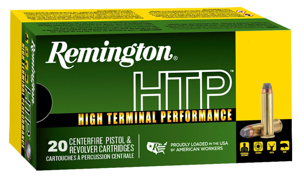 Remington Ammunition 22233 HTP 357Mag 158gr Jacketed Soft Point 20 Per Box/25 Case