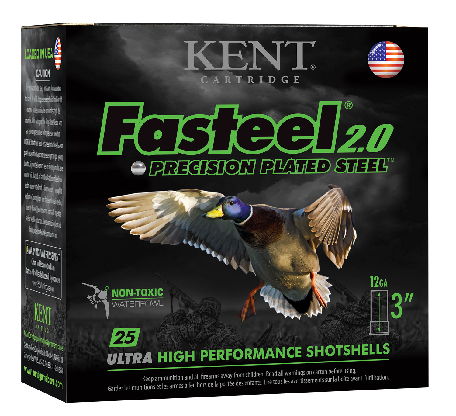 Kent Cartridge K123FS322 Fasteel 2.0 12 10 Case