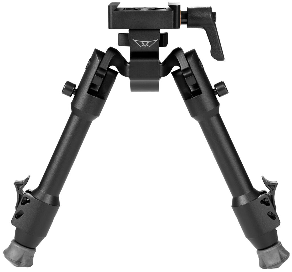 Warne 7902M Skyline Bipod  Black 6.9"-9.1" Aluminum