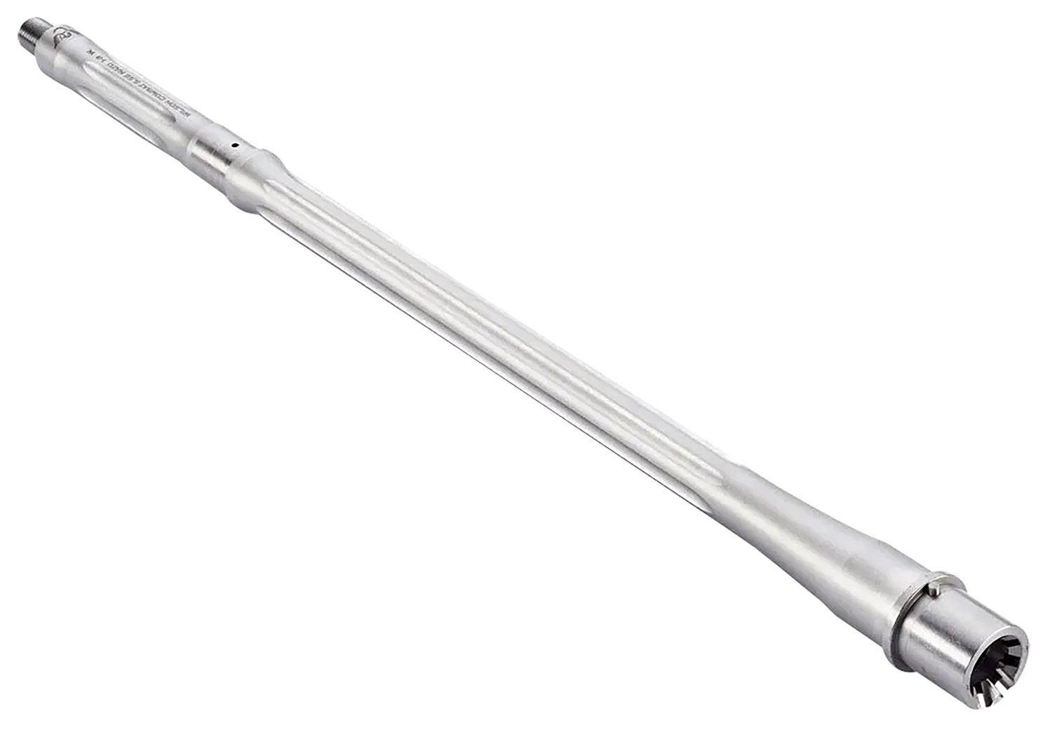 Wilson Combat TR556RCRG18FT8 Match Grade Barrel 5.56x45mm NATO 18" Stainless Bead Blasted Finish 416R Stainless Steel Material Rifle Length with Recon Tactical Profile, Fluting & 1:8" Twist for AR-15