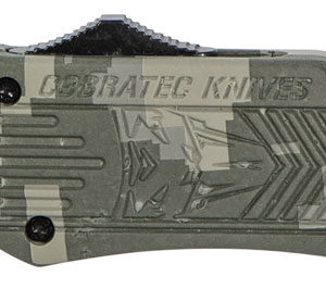 CobraTec Knives MADCCTK1MTNS CTK-1 Medium 3" OTF Tanto Plain D2 Steel Blade/Army DigiCamo Aluminum Handle Features Glass Breaker Includes Pocket Clip