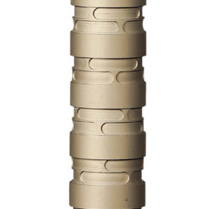 Q LLC SILER22 Erector  22 LR .99" Tan Aluminum/Stainless Steel 1/2"-28 tpi