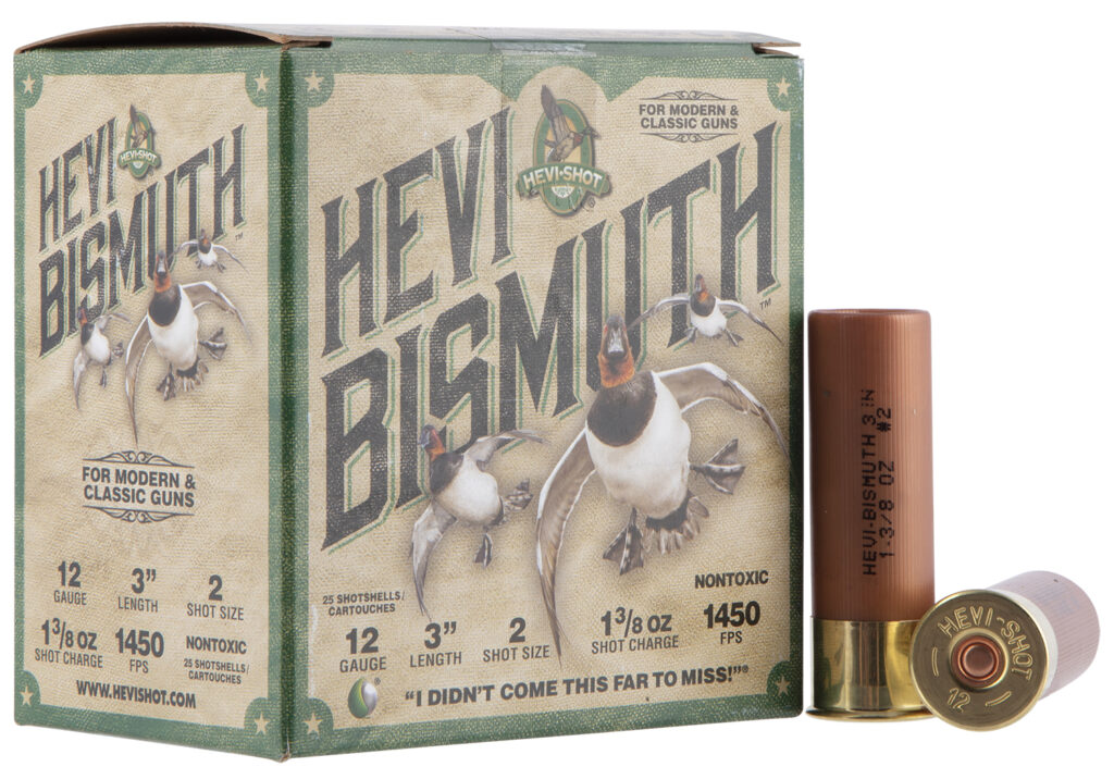 HEVI-Shot HS14002 HEVI-Bismuth  12Gauge 3" 1 3/8oz Bismuth 2Shot 25 Per Box/10 Case