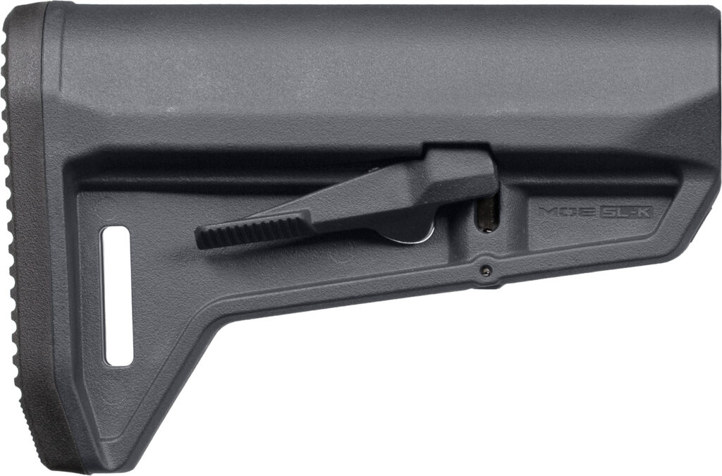 Magpul MAG626-GRY MOE SL-K Carbine Stock Stealth Gray Synthetic for AR-15, M16, M4 with Mil-Spec Tube (Tube Not Included)