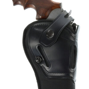 Galco SR86B Switchback  OWB Black Leather Belt Slide Fits S&W X Frame 500/Taurus Raging Bull/6.50" Barrel Ambidextrous