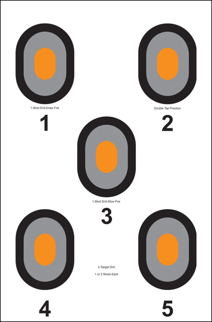 Action Target 530OC100 Bullseye  Bullseye Paper 23" x 35" Multi-Color 100 Per Box