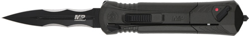 S&W KNIFE M&P OTF 3.5" AUS-8 - BLADE TIP DOWN CARRY W/SAFETY - Image 2