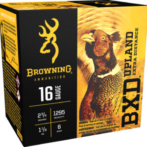 Browning Ammo B193511626 BXD Upland 16Gauge 2.75" 1 1/8oz 6Shot 25 Per Box/10 Case