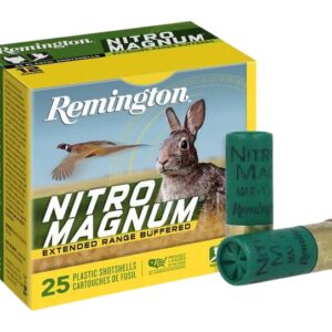 Remington Ammunition 26674 Nitro Magnum  12Gauge 3" 1 5/8oz 4Shot 25 Per Box/10 Case