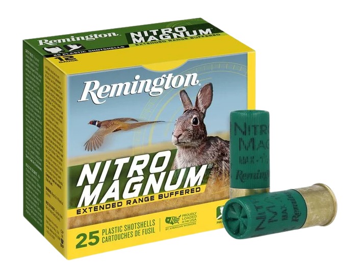 Remington Ammunition 26682 Nitro Magnum 12Gauge 3" 1 7/8oz 2Shot 25 Per Box/10 Case