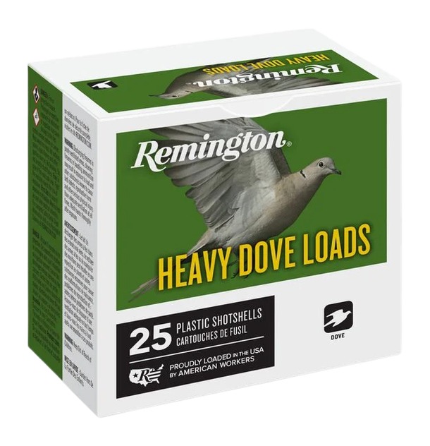 Remington Ammunition 28757 Heavy Dove Loads  12Gauge 2.75" 1 1/8oz 8Shot 25 Per Box/10 Case