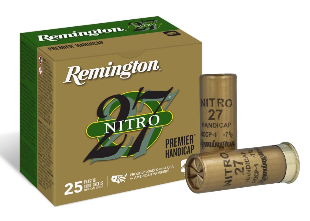 Remington Ammunition 20227 Premier Nitro 27 Handicap 12 Gauge 2.75" 1 oz 7.5 Shot 25 Per Box/ 10 Cs