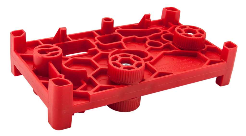 Apex Tactical 104001 Armorer's Block  Red Polymer Pistol