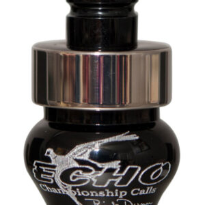 Echo Calls 79019 Pure Meat Open Call Double Reed Mallard Sounds Attracts Ducks Black Acrylic